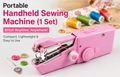 Portable Handheld Sewing Machine (1 Set) – Mini Electric Stitch Machine for Quick Repairs