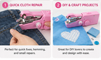 Portable Handheld Sewing Machine (1 Set) – Mini Electric Stitch Machine for Quick Repairs