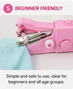 Portable Handheld Sewing Machine (1 Set) – Mini Electric Stitch Machine for Quick Repairs